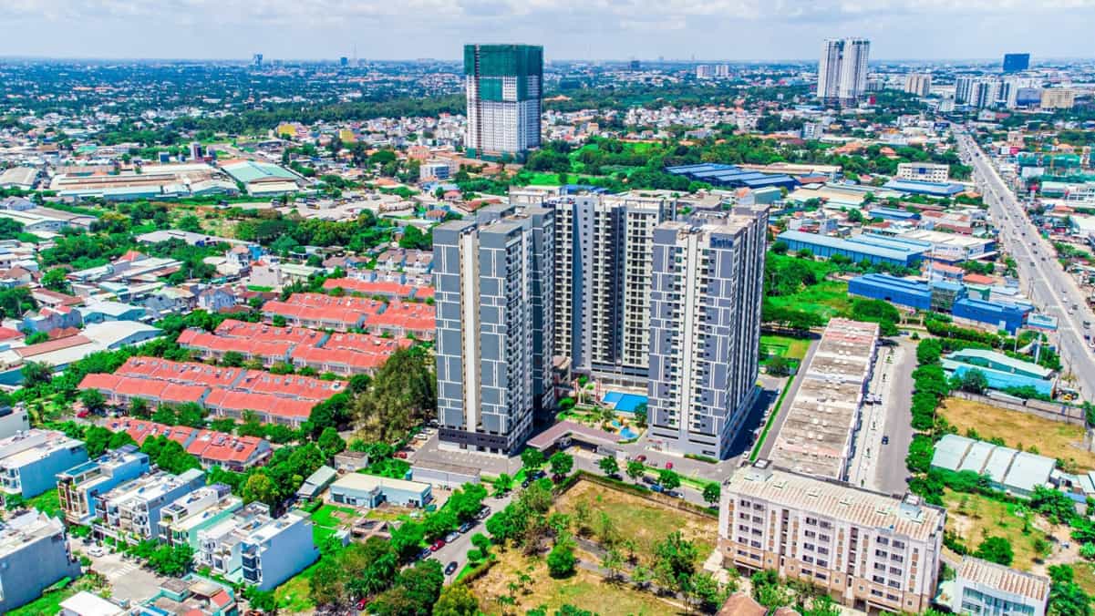 Không gian sống xanh tại Eco Xuân Lái Thiêu