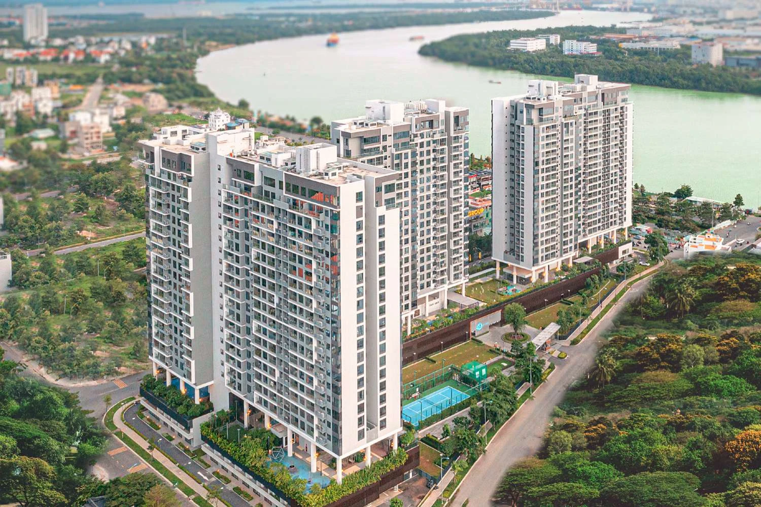 Toàn cảnh dự án One Verandah của Mapletree ven sông Sài Gòn