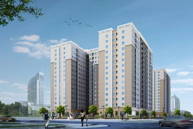 Khu vực xung quanh chung cư Ecohome 2 Bắc Từ Liêm