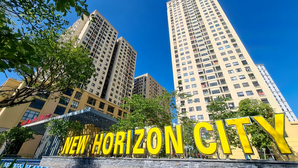 Toàn cảnh chung cư New Horizon City tại 87 Lĩnh Nam, Hoàng Mai