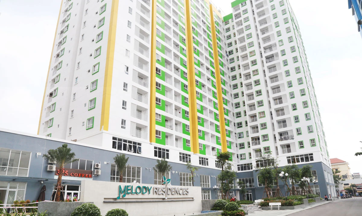 Toàn cảnh chung cư Melody Residences, quận Tân Phú