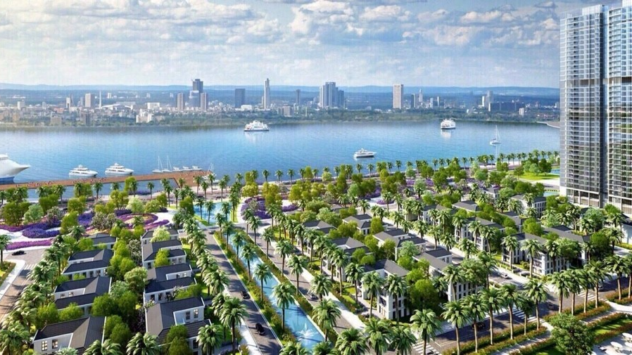 Khu vực ven sông Cổ Cò gần Sentosa Riverside