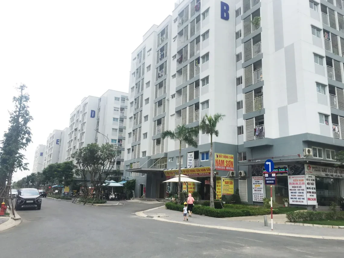 Không gian sống xanh và tiện ích tại Ehome S Kikyo
