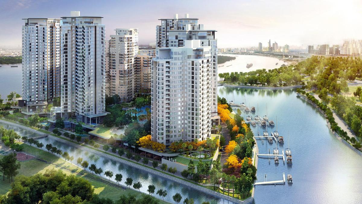 Nội thất sang trọng và không gian sống xanh tại căn hộ Diamond Island