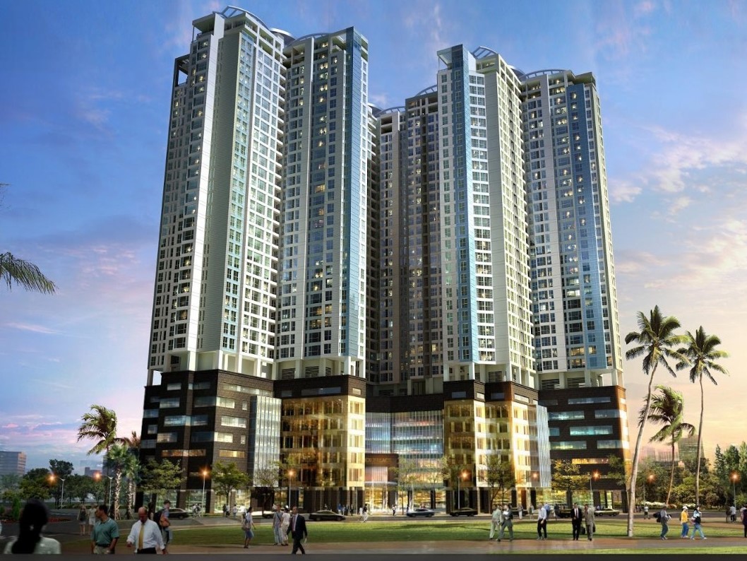 Toàn cảnh 3 tòa tháp của chung cư Golden Palace