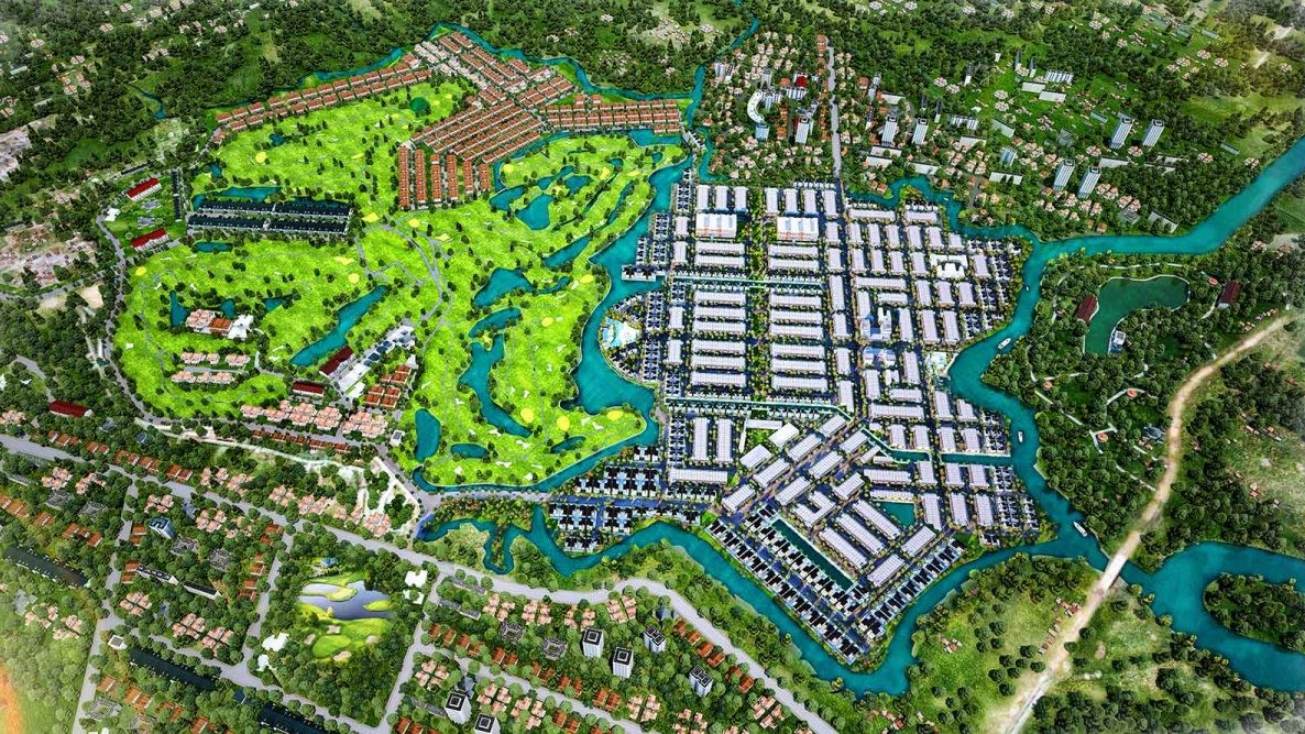 Nhà phố mẫu tại dự án Biên Hòa New City