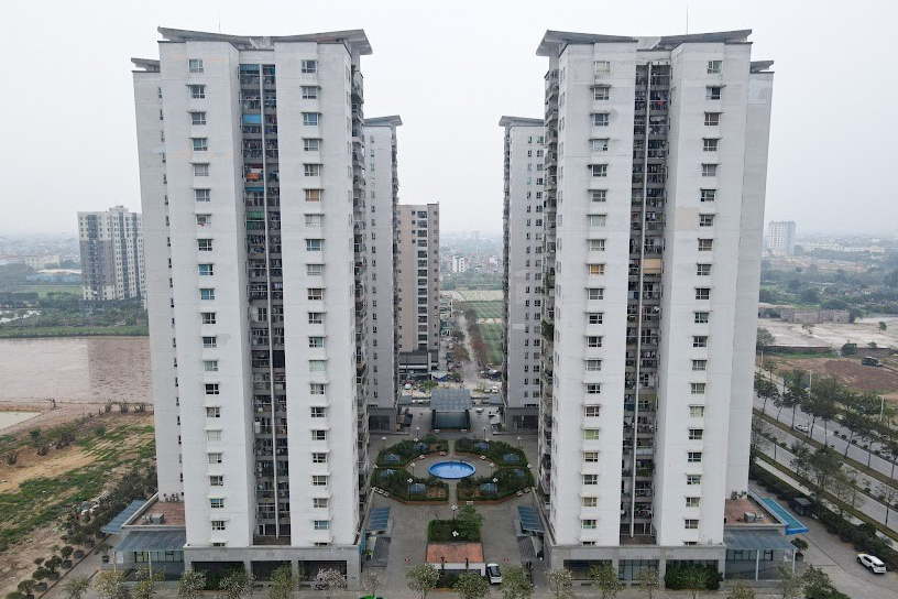 Nội thất bên trong căn hộ CT2A CT2B Xuân Phương