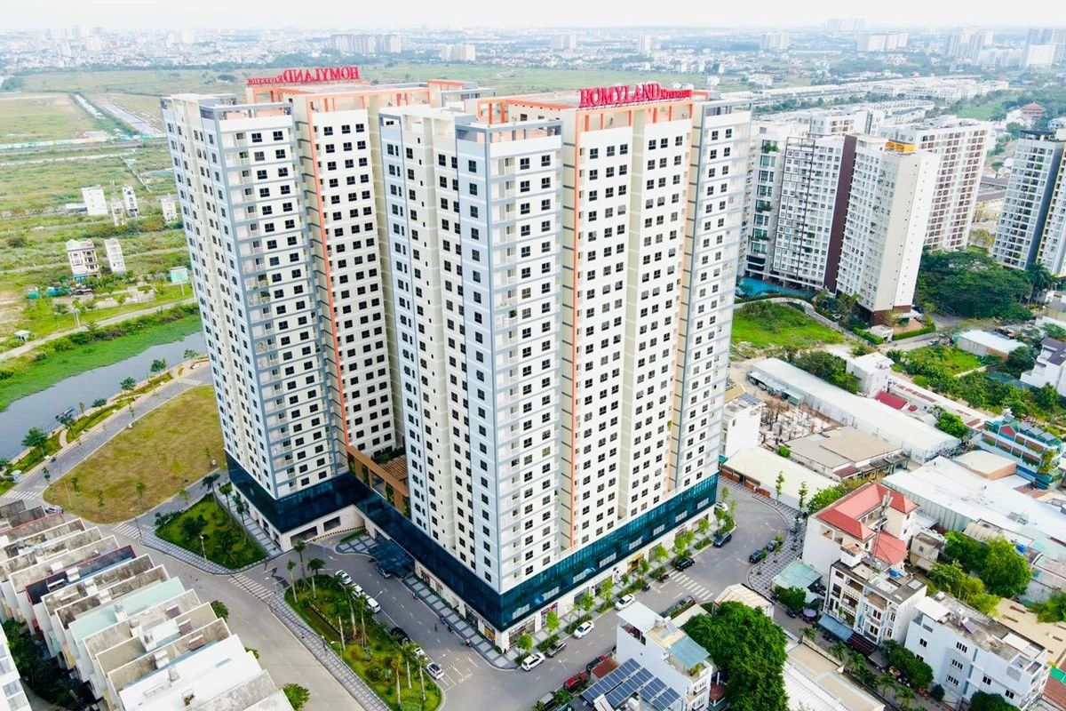 Căn hộ mẫu tại Homyland 3 với tầm nhìn ven sông