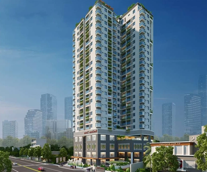 Tiện ích hồ bơi và vườn trên không tại ResGreen Tower