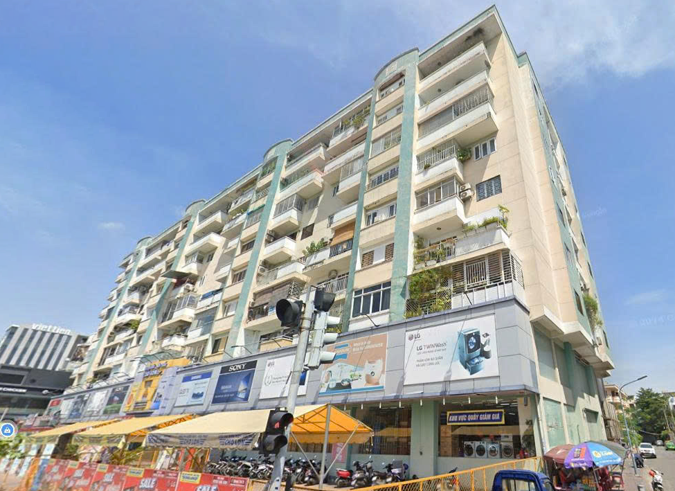 Toàn cảnh chung cư 590 Cách Mạng Tháng Tám, Quận 3