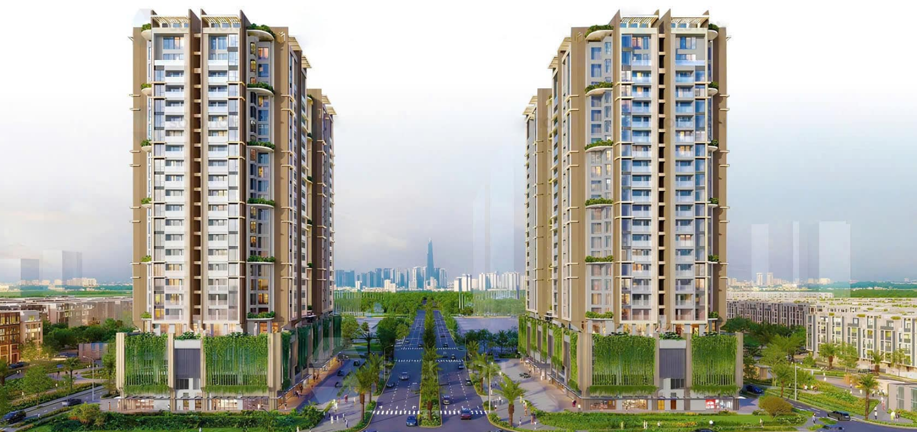 Phối cảnh tổng thể đại đô thị The Global City