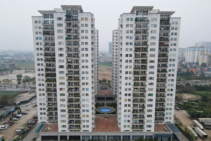 Căn hộ mẫu tại CT2A CT2B Xuân Phương