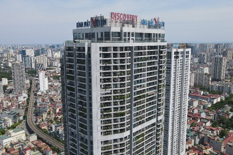 Toàn cảnh tổ hợp Discovery Complex tại 302 Cầu Giấy