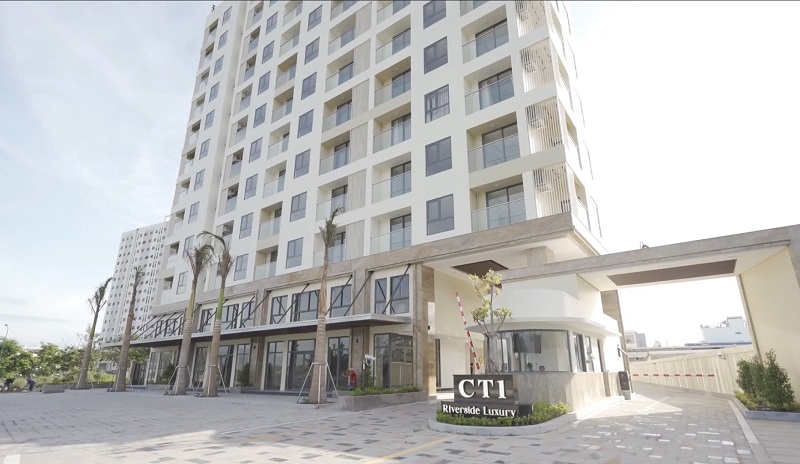 Phối cảnh dự án CT1 Riverside Luxury Nha Trang ven sông Quán Trường