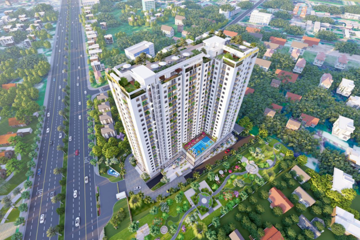 Khu vực xung quanh chung cư Minh Quốc Plaza