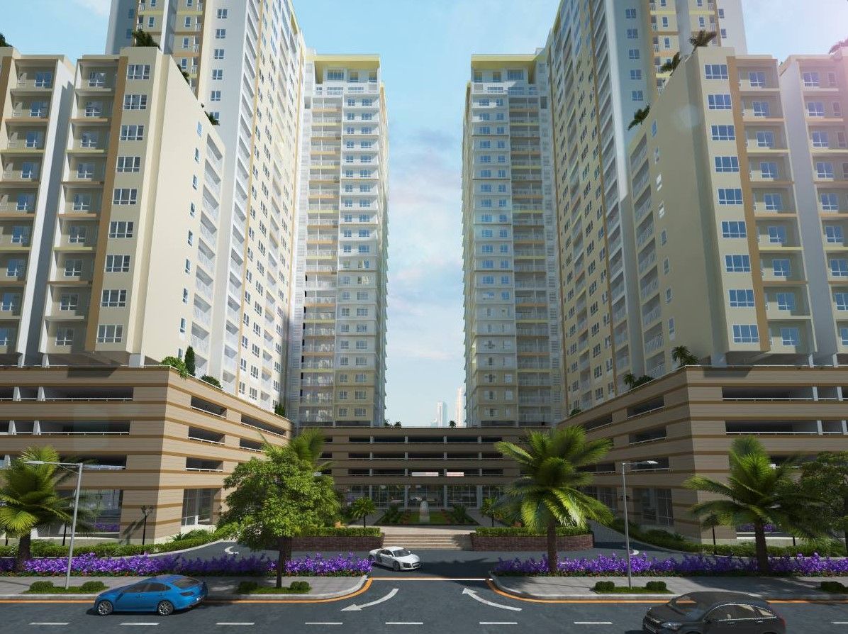 Toàn cảnh khu căn hộ resort Tropic Garden ven sông Sài Gòn