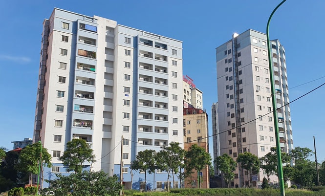 Toàn cảnh Chung cư OCT1 Bắc Linh Đàm, Hoàng Mai