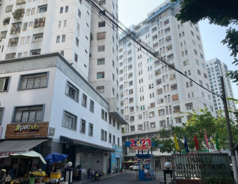 Khu vực xung quanh chung cư Tôn Thất Thuyết, Quận 4