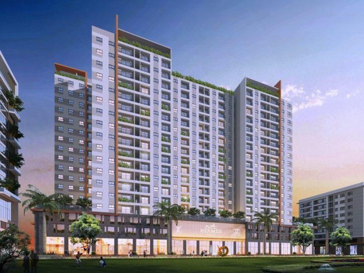 Khu vực xung quanh chung cư CT2 VCN Phước Hải