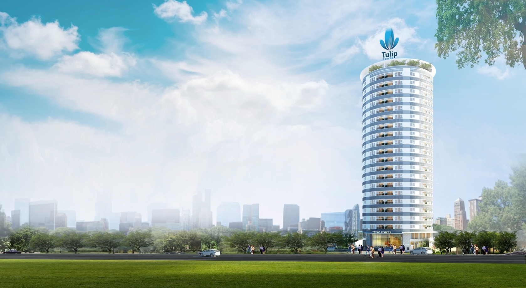 Nội thất hiện đại và ấm cúng tại căn hộ Tulip Tower