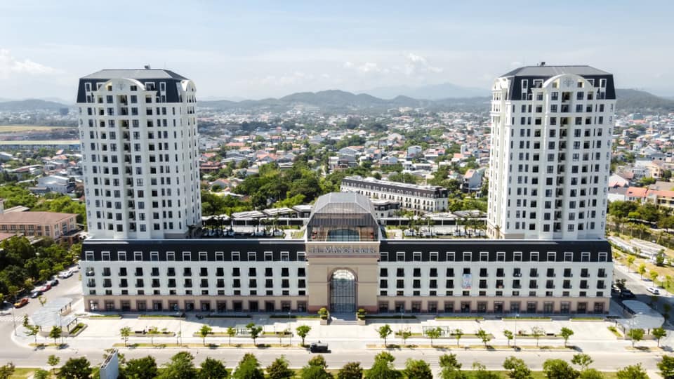 Toàn cảnh khu đô thị The Manor Crown Huế với kiến trúc tân cổ điển