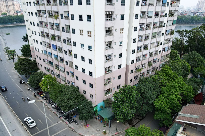 Khu vực xung quanh chung cư VP6 Linh Đàm