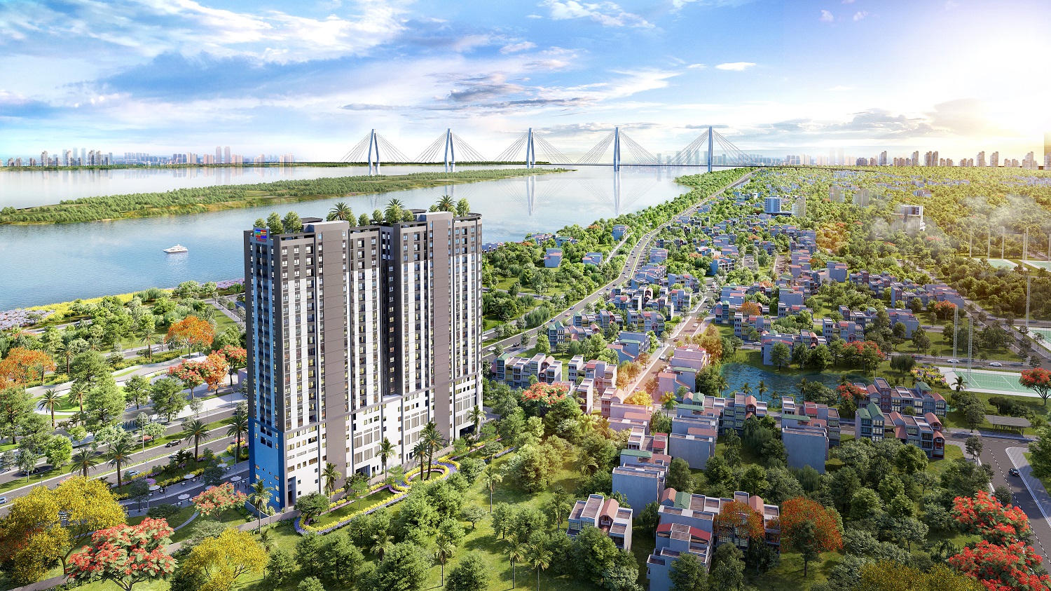 Nội thất hiện đại tại căn hộ Tây Hồ River View
