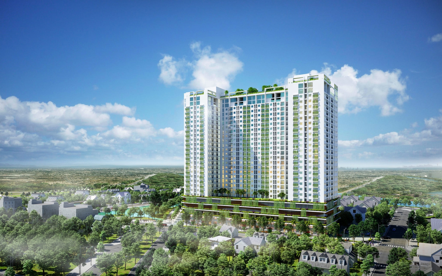 Nội thất ấm cúng tại căn hộ Ecolife Riverside