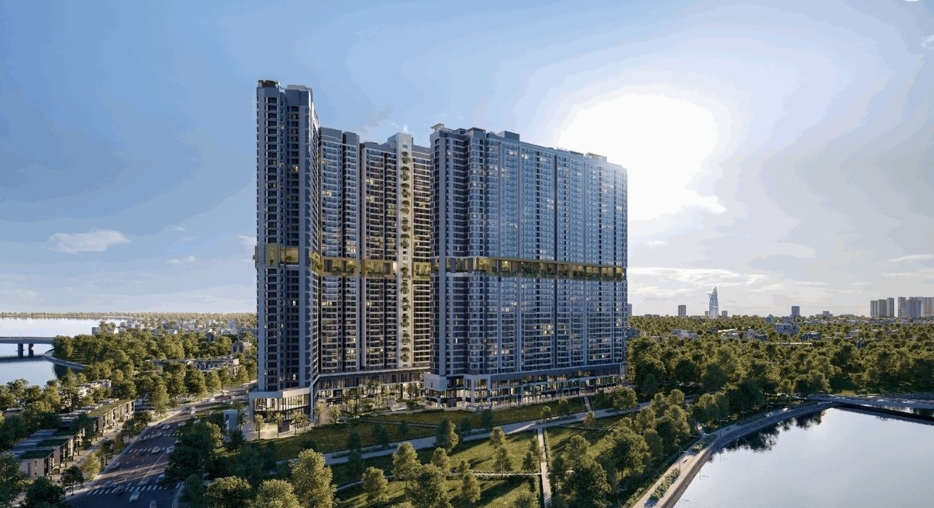 Phối cảnh dự án căn hộ ven sông The Gió Riverside Dĩ An
