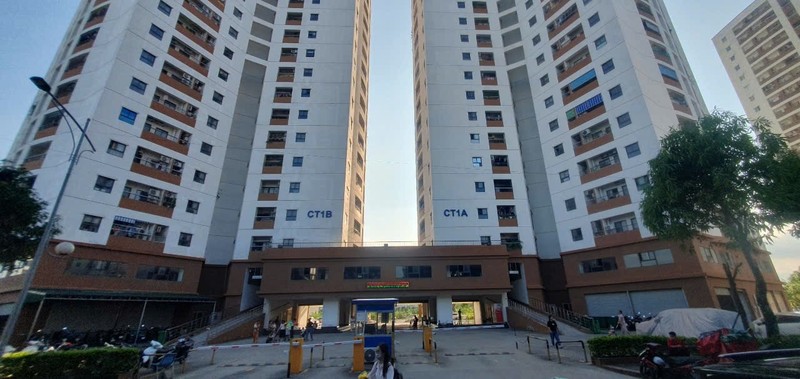 Toàn cảnh Chung cư CT1 Yên Nghĩa, Hà Đông