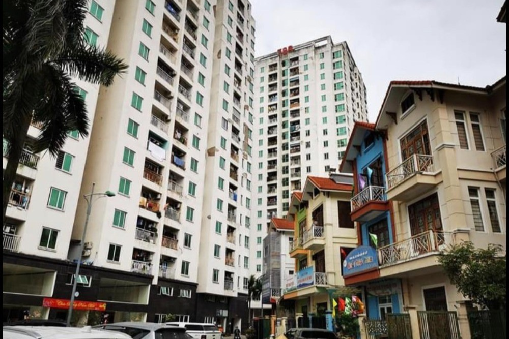 Toàn cảnh Chung cư Bộ Tổng Tham Mưu (789 Mỹ Đình)