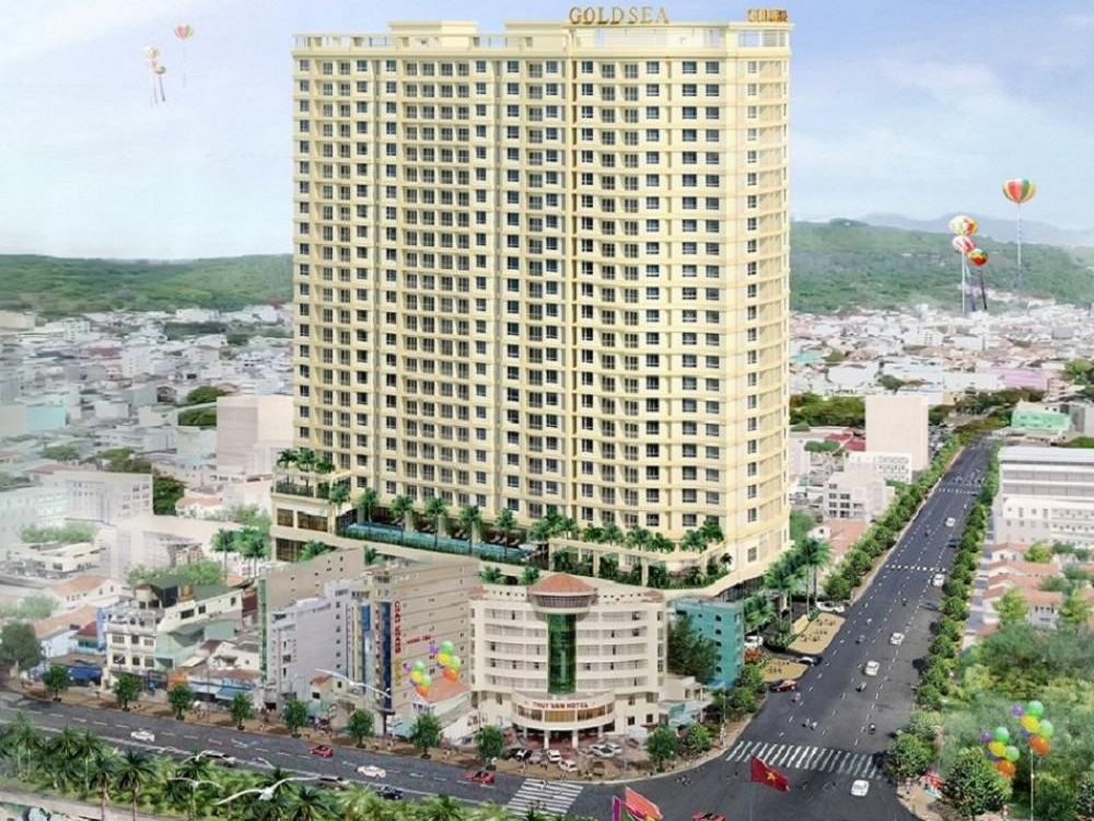 Toàn cảnh dự án căn hộ Vũng Tàu Gold Sea tại Bãi Sau