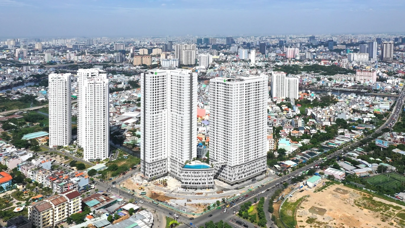 Toàn cảnh dự án Sunrise CityView trên mặt tiền Nguyễn Hữu Thọ