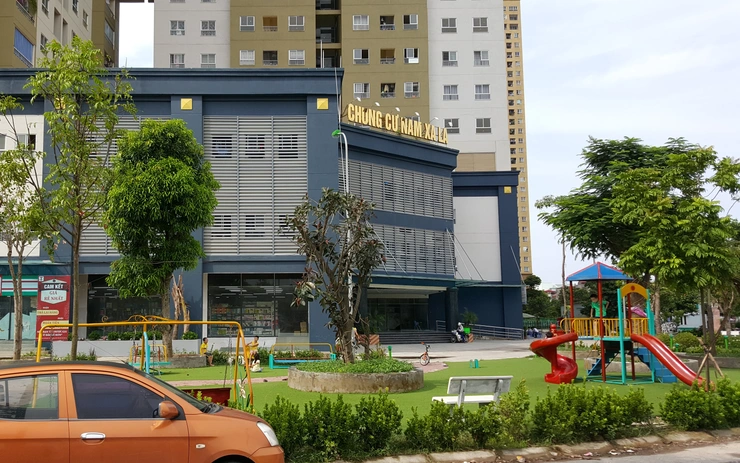 Khu vực xung quanh chung cư Nam Xa La Hà Đông