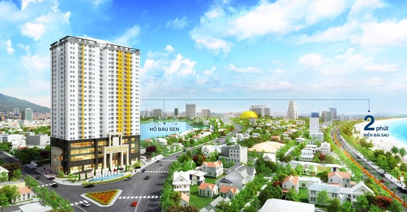 Thiết kế nội thất hiện đại của căn hộ Vũng Tàu Melody