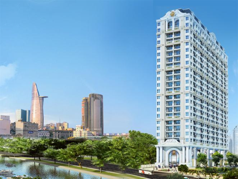 Toàn cảnh chung cư Grand Riverside, Quận 4