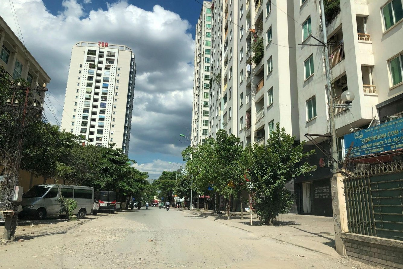 Khu vực xung quanh chung cư Bộ Tổng Tham Mưu