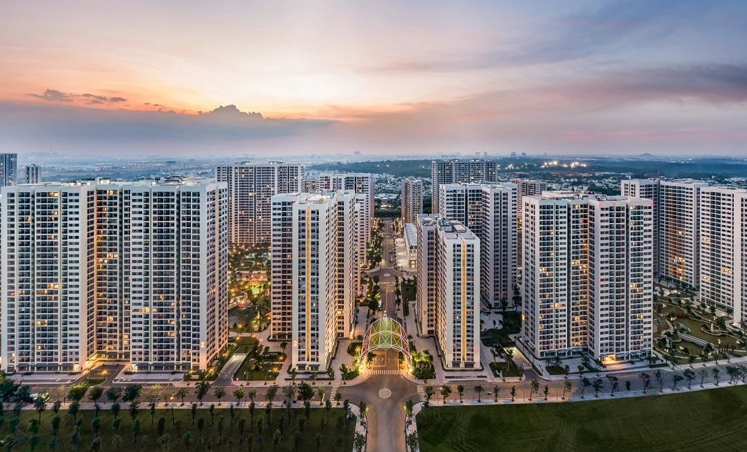 Vườn Nhật và hồ cá koi tại The Origami - Vinhomes Grand Park