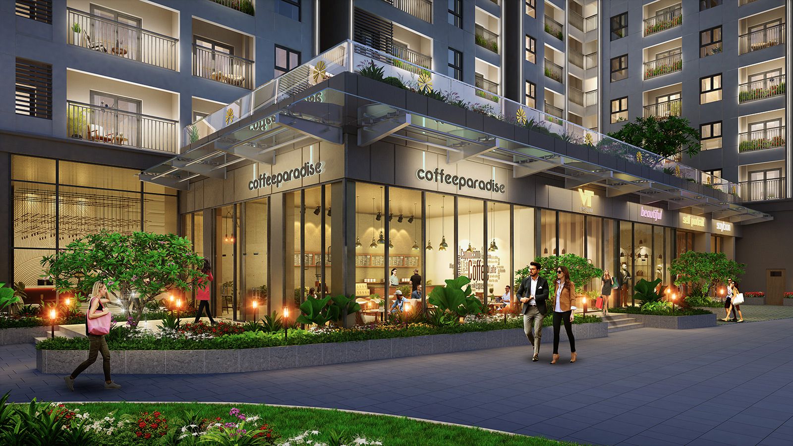 Thiết kế nội thất căn hộ Saigon Asiana