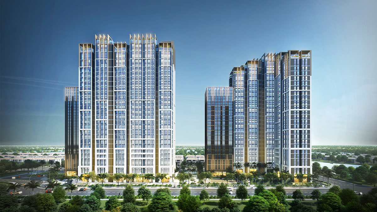 Tiện ích hồ bơi và không gian xanh tại Citi Alto