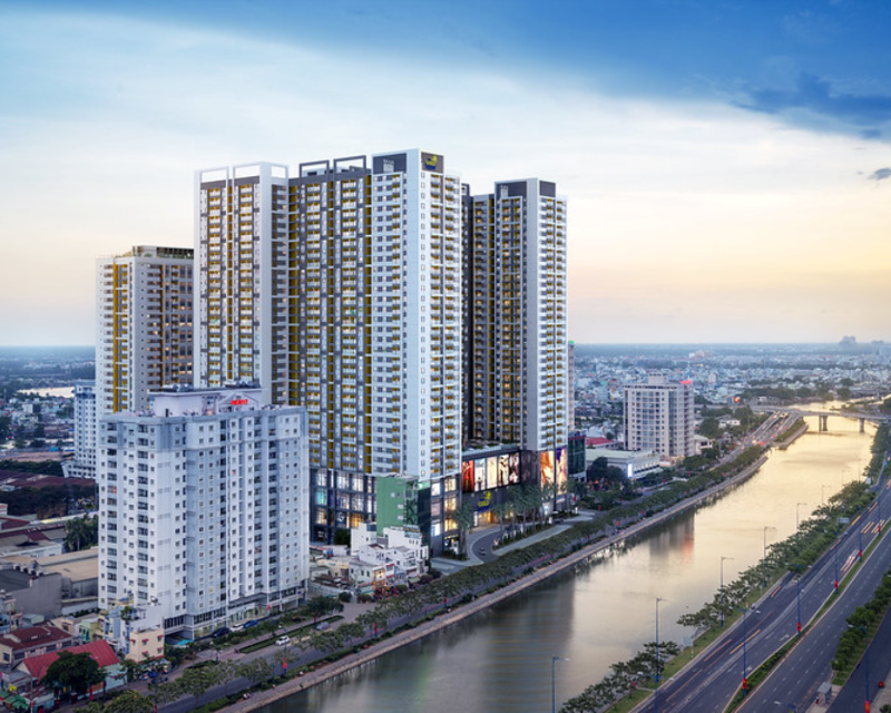 Toàn cảnh dự án căn hộ The Gold View Quận 4