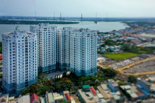 Khu vực xung quanh chung cư Phú Mỹ Thuận Nhà Bè