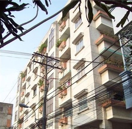 Chung cư Nguyễn Án nhìn từ bên ngoài