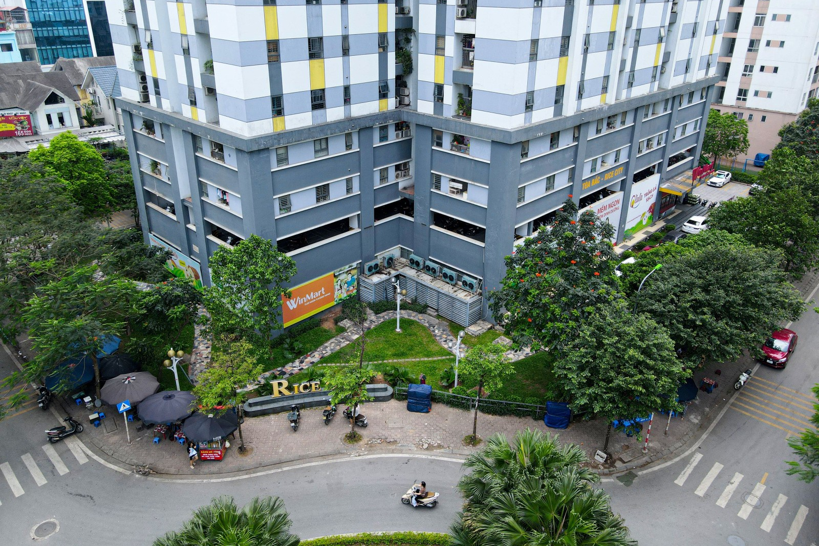 Khu vực xung quanh chung cư Rice City Linh Đàm