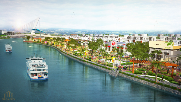 Toàn cảnh khu đô thị Mega City Bến Cát