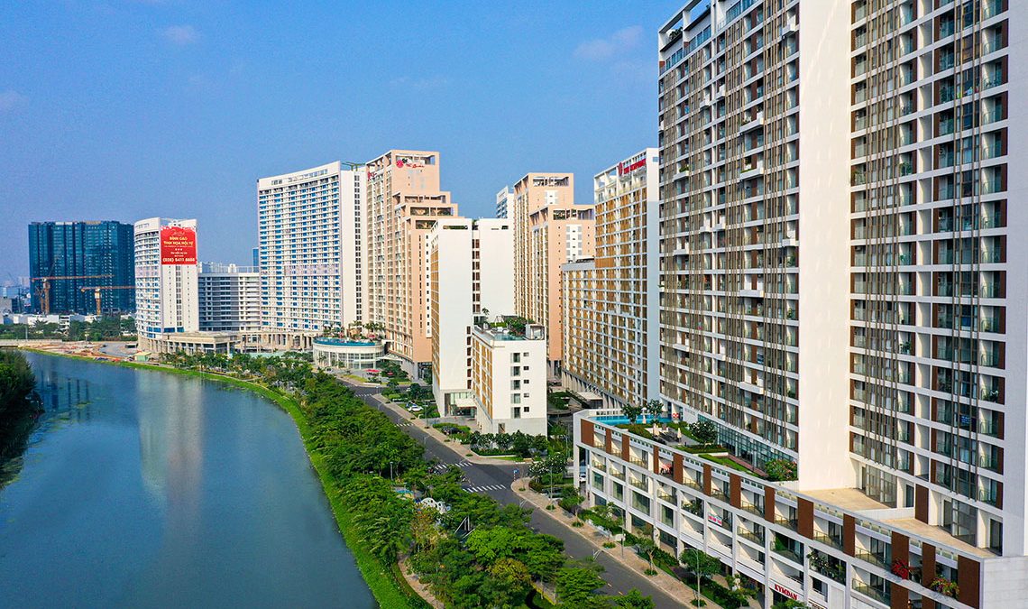 Công viên Sakura Park tại The Peak Midtown Phú Mỹ Hưng