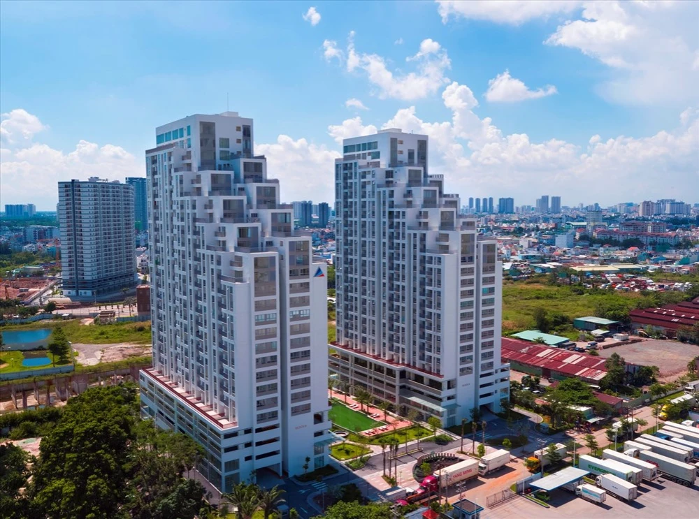 Phối cảnh chung cư LuxGarden ven sông Sài Gòn
