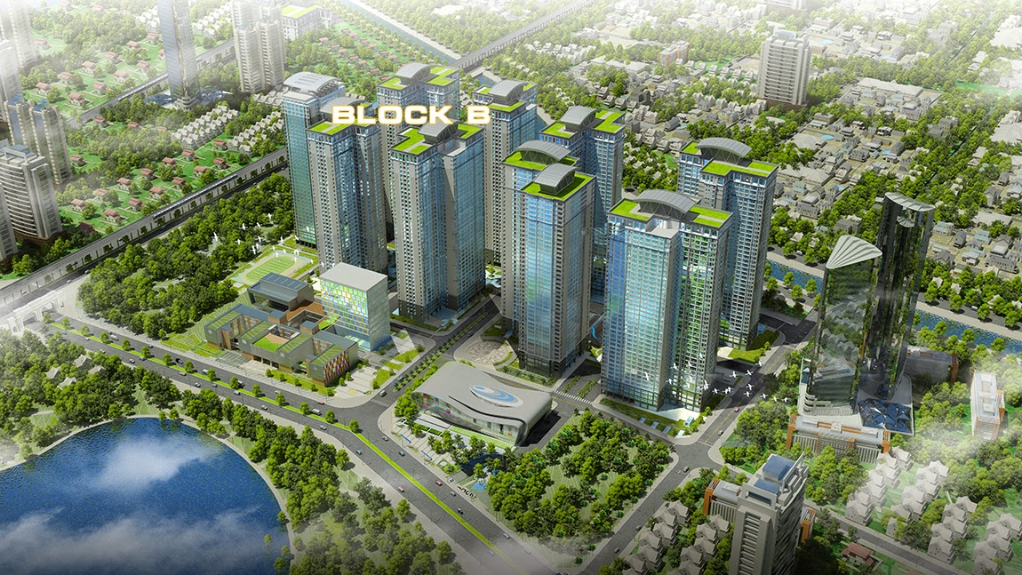 Toàn cảnh khu Ruby thuộc dự án Goldmark City