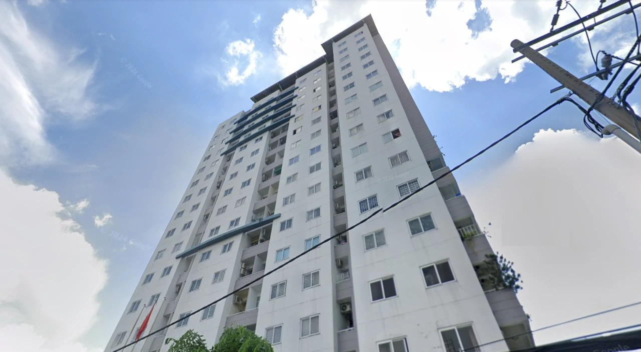Chung cư Minh Thành Quận 7 nhìn từ bên ngoài
