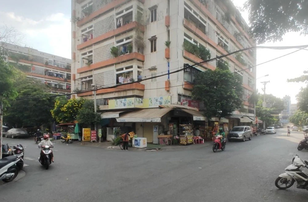 Toàn cảnh chung cư Nhiêu Lộc C, Quận Tân Phú